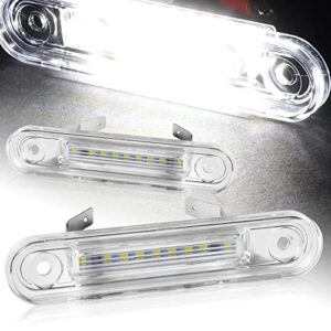 eparts white 6000k 18-smd led license plate tag light lamp compatible with 1984 - 1991 mercedes-benz w124 e-class / 1992 - 1997 mercedes-benz w201 e-class / 1993 - 1997 mercedes-benz w202 c-class