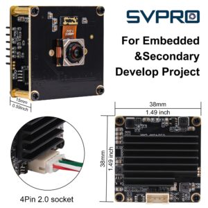 SVPRO USB Camera Module Autofocus 48MP Industrial Board Camera 8000x6000 High Definition Camera for Altimeter, Automatic Focusing UVC Plug and Play Camera for Machine Vision