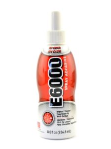 eclectic products e-6000 spray adhesive 8 oz. bottle [pack of 2 ]