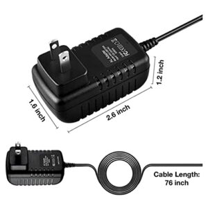 Onerbl AC Adapter Charger for Eclipse Fitness Quest E6000 E-6000 Power Supply Charger