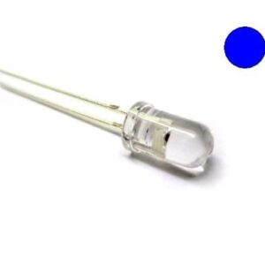 E-Projects B-0001-C03 Clear Blue LEDs, 5 mm (Pack of 25)