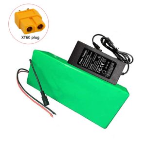 Wnicek 48V 6Ah E-Bike Li-ion Battery 13S 2P 6000mAh Battery Pack for 200W 350W 500W 750W 850W 1000W Bike Motor for MTB Electric Tricycles Electric Scooters with BMS + Charger