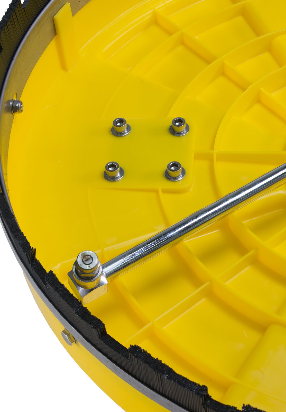 B E Pressure 85.403.011 Whirl-A-Way with Casters, 4000 psi, 180 Degree F Temperature, 8.0 GPM, 20", Yellow