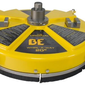 B E Pressure 85.403.011 Whirl-A-Way with Casters, 4000 psi, 180 Degree F Temperature, 8.0 GPM, 20", Yellow