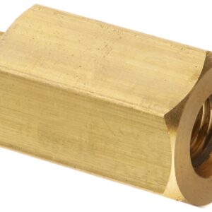 Sintered Pressure Snubber, 1/2 NPT, Brass, E" Disc Installed, Pressure Rating 6,000 PSI