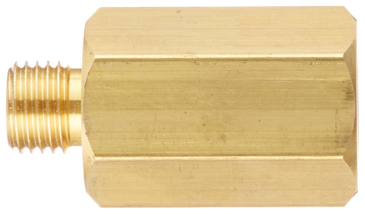 Sintered Pressure Snubber, 1/2 NPT, Brass, E" Disc Installed, Pressure Rating 6,000 PSI