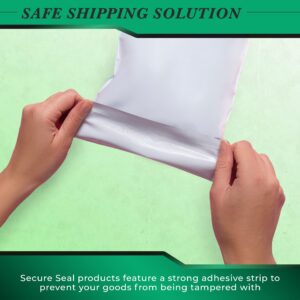 6000 Pack Secure Seal White Poly Mailers Shipping Bags - Safe Shipping with 10x13 Mailers Poly Bags - E-Commerce Poly Bags for Shipping - Self Sealing 2 Mil Poly Shipping Envelopes