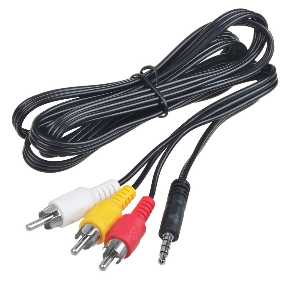 J-ZMQER AV A/V TV-Out Video Cable Cord Lead Compatible with E pson Media Player P-4000 P-5000 P-6000