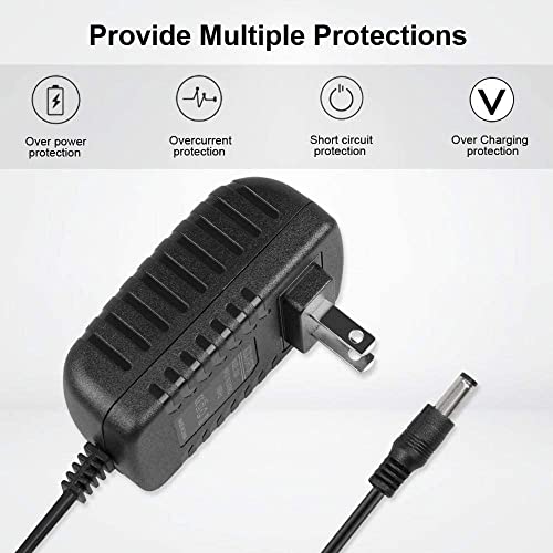 Digipartspower AC Adapter Charger for Eclipse Fitness Quest E6000 E-6000 Power Supply Charger