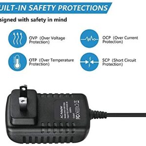 BestCH AC Adapter for Fitness Quest E6000 E-6000 Eclipse Power Supply Cord Cable Charger Mains PSU