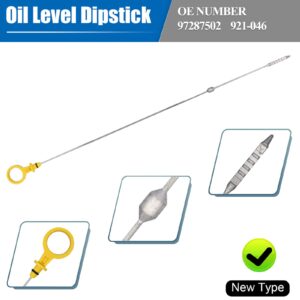 E-Vniko Engine Oil Dipstick Compatible for 2001-2007 GMC Sierra Chevrolet 2500 HD 3500 Duramax Diesel V8 6.6L Replace Checking Oil Level 97287502 | 921-046