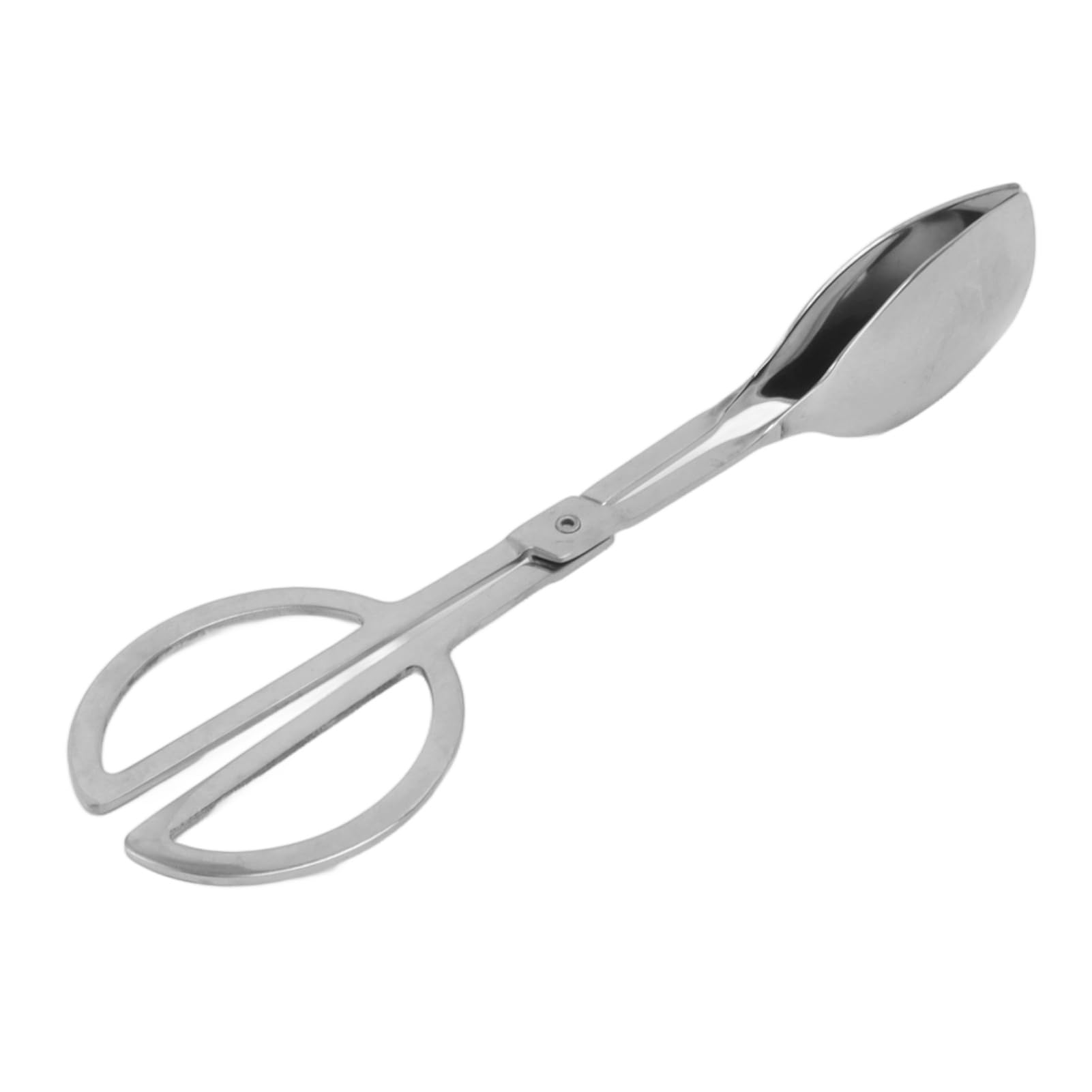 Serving Tongs, 201 Stainless Steel Comfortable Grip Food Tong, Multi Purpose Practical Light Weight Serving Utensils for Home Kitchen(Cup clamp)