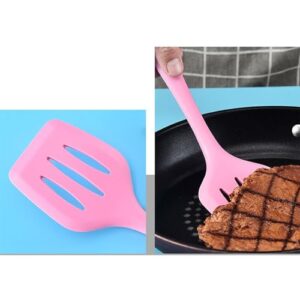 Rehomy- 5pcs Kitchen Cooking Utensils Set BPA Free Heat Resistant Kitchen Utensils Slotted Turner Spatulas Brush Whisk for Kitchen Cooking Baking