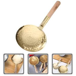 Kitchen Utensils Set Kitchen Utensils Set Kitchen Tofu Scoop Bean Curd Shovel Wooden Handle Rice Scoop Tofu Serving Ladle Tofu Making Supplies 12cm Kitchen Utensils Kitchen Utensils