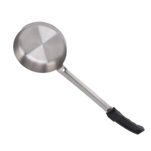 Portion Control Serving Spoons, Stainless Steel Soup Ladle Perforated Scoops Measuring Serving Utensils for Restaurants Kitchen Cooking(Black1)