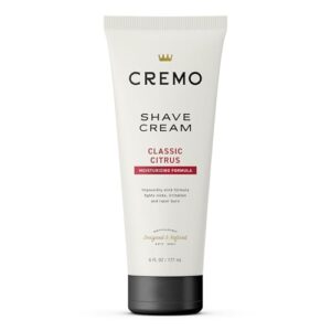 Cremo Barber Grade Original Shave Cream, Astonishingly Superior Ultra-Slick Shaving Cream for Men, Fights Nicks, Cuts and Razor Burn, 6 Fl Oz