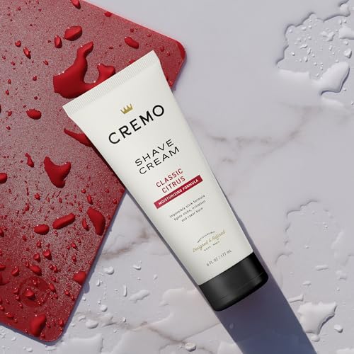 Cremo Barber Grade Original Shave Cream, Astonishingly Superior Ultra-Slick Shaving Cream for Men, Fights Nicks, Cuts and Razor Burn, 6 Fl Oz