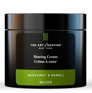the art of shaving bergamot & neroli shaving cream for men – protects against irritation and razor burn – hydrates and nourishes dry skin – clinically tested for sensitive skin – 5 oz