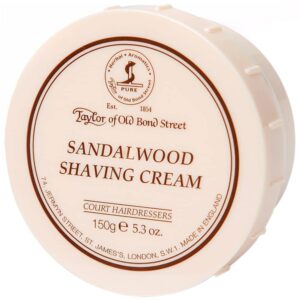 taylor of old bond street sandalwood shaving cream bowl, 5.3-ounce