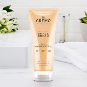 Cremo Coconut Mango Moisturizing Shave Cream, Astonishingly Superior Ultra-Slick Shaving Cream for Women Fights Nicks, Cuts and Razor Burn, 6 Fl Oz (Pack of 2)