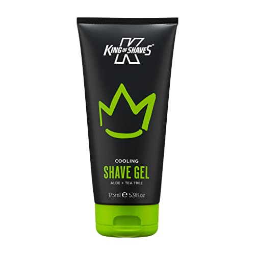 King of Shaves Cooling Aloe Vera Low Foam Shaving Gel for Men 175ml