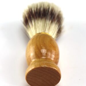 Iconikal Wood Handled Badger Hair Shaving Brush, 2-Pack Aeorsol-Free Shaving Cream