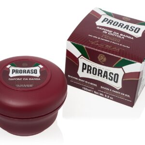 Proraso Shaving Soap in a Bowl, Moisturizing and Nourishing for Coarse Beards, 5.2 Oz