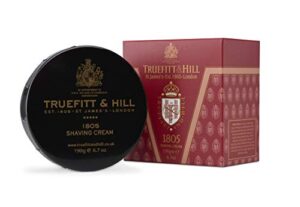 truefitt & hill shaving cream bowl - 1805 | smooth glide for close, yet comfortable hydrating shave (6.7 ounces)