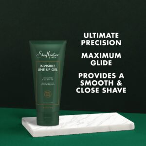SheaMoisture Men Invisible Line Up Shave Gel For Smooth Skin Dermatologist-Tested Skin Care Proven to Prevent Razor Bumps When Using Our System 6 oz