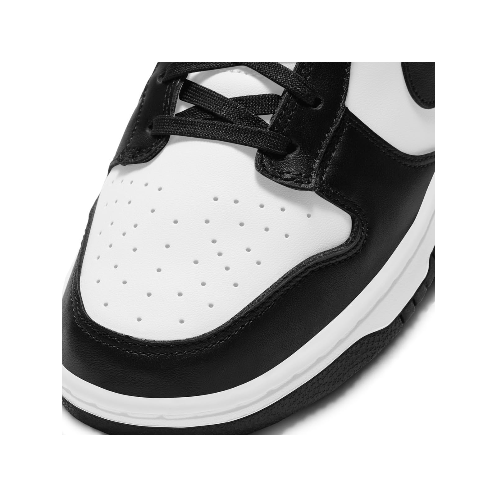 Nike Dunk Low Retro Men's Basketball Shoes, White Black White, 14 US