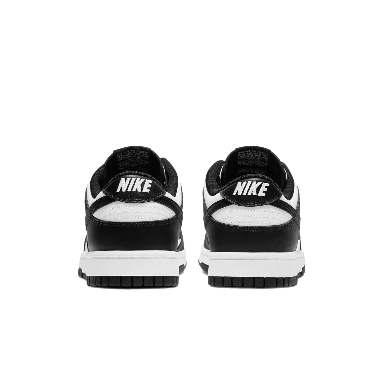 Nike Dunk Low Retro Men's Basketball Shoes, White Black White, 14 US