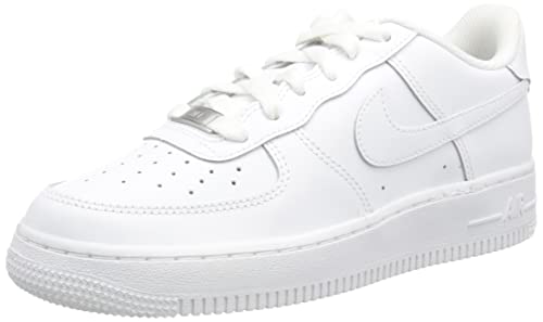 Nike boy's Basketball Shoe, white, 36 EU