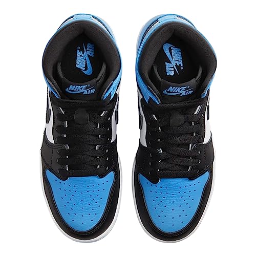 Jordan Boy's Air 1 Retro Hi OG RMST BG (Big Kid) University Blue/Black White 6 Big Kid M