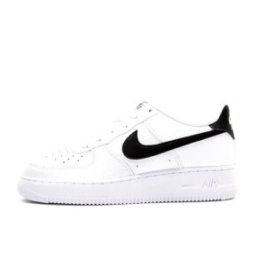 nike boy's air force 1 (big kid) white/black 5.5 big kid m