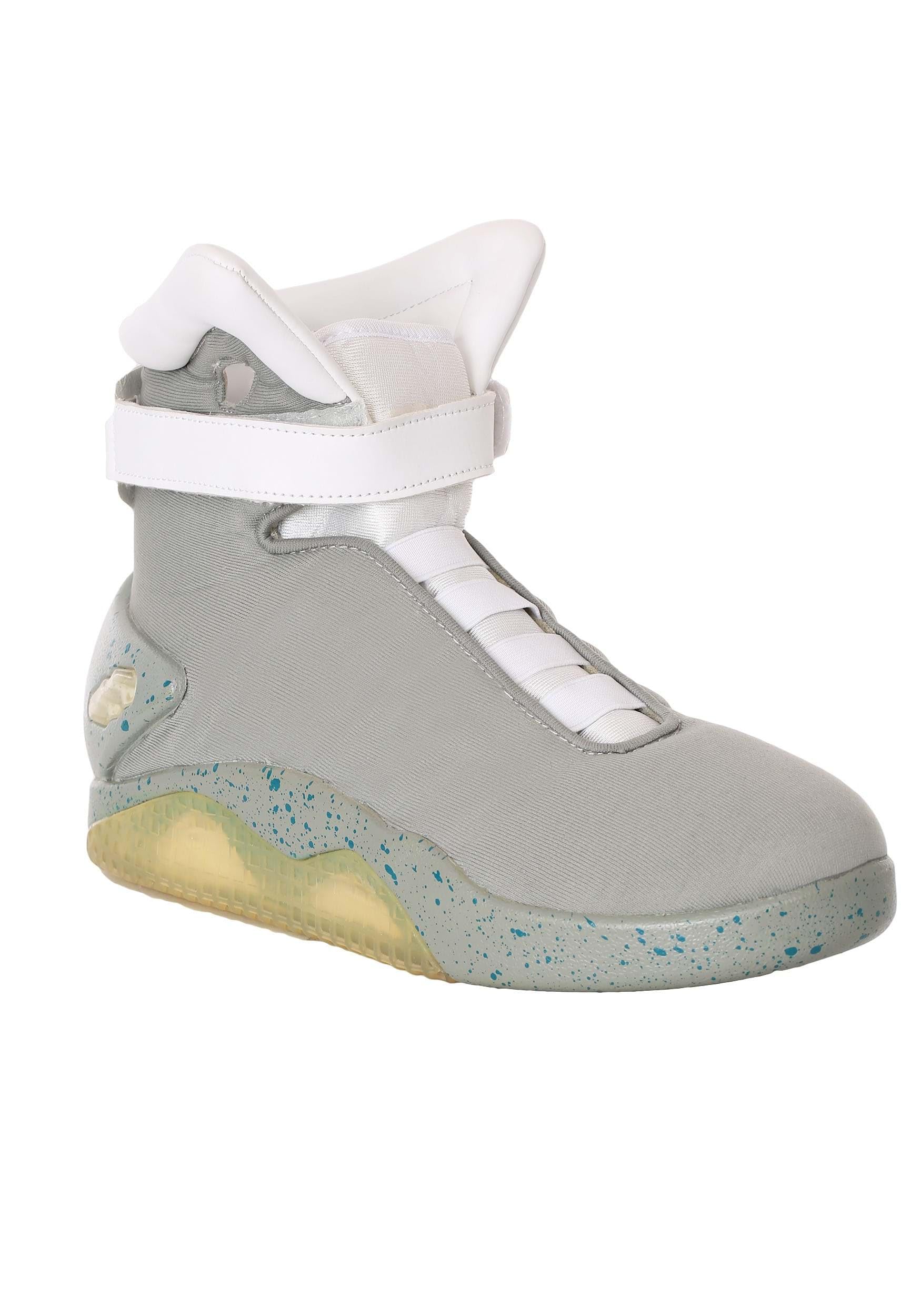 Fun Costumes Back to The Future 2 Adult Light Up Shoes Universal Studios Officially Licensed Size 10 Grey