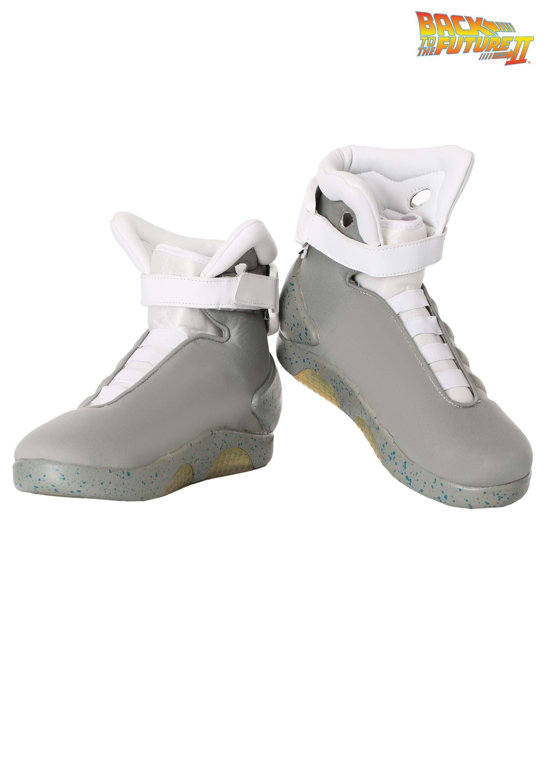 Fun Costumes Back to The Future 2 Adult Light Up Shoes Universal Studios Officially Licensed Size 10 Grey