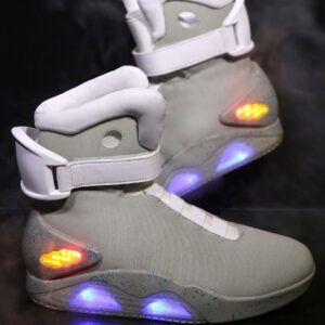 Fun Costumes Back to The Future 2 Adult Light Up Shoes Universal Studios Officially Licensed Size 10 Grey