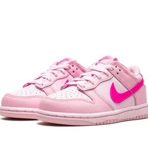 Nike Preschool Dunk Low DH9756 600 Triple Pink - Size 1Y