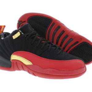 Jordan Air Jordan 12 Retro Low SE (Big Kid) Black/Varsity Red/Metallic Gold 4 Big Kid M