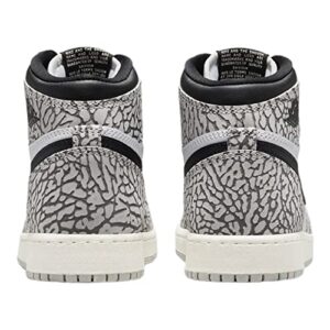 Jordan Nike Air 1 Retro High OG Tech Grey/Muslin-Black-White FD1437-052 6Y