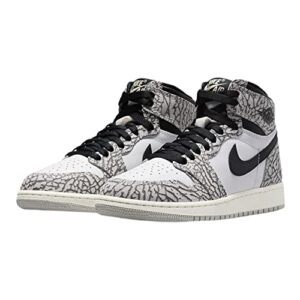 Jordan Nike Air 1 Retro High OG Tech Grey/Muslin-Black-White FD1437-052 6Y