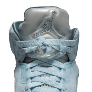 Nike Jordan Womens WMNS Air Jordan 5 Retro DD9336 400 Blue Bird - Size 8.5W, Photo Blue/Football Grey-metal, 8.5