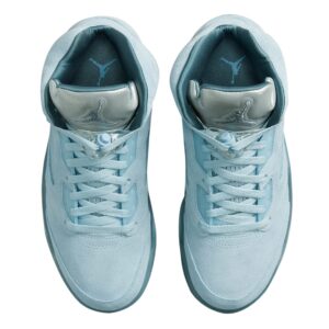 Nike Jordan Womens WMNS Air Jordan 5 Retro DD9336 400 Blue Bird - Size 8.5W, Photo Blue/Football Grey-metal, 8.5