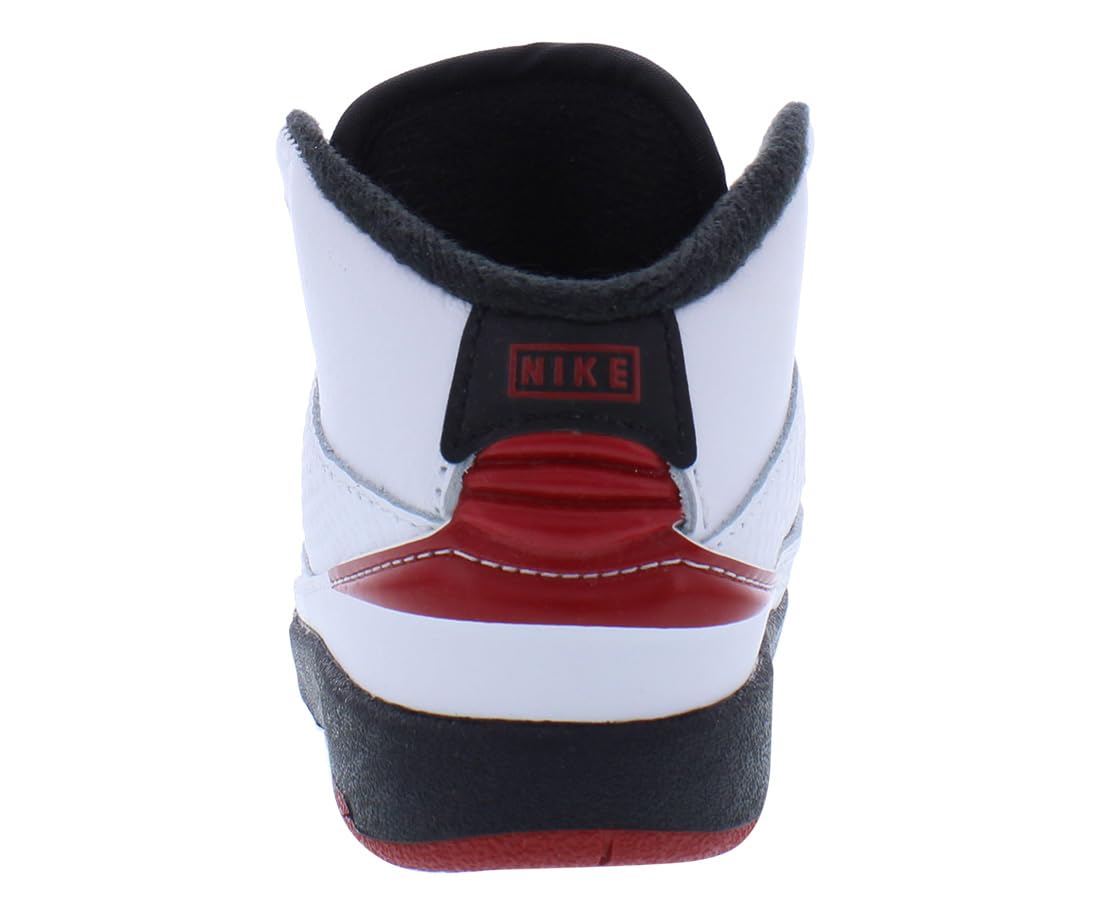 Jordan Air 2 Retro (Big Kid) White/Varsity Red/Black 4 Big Kid M