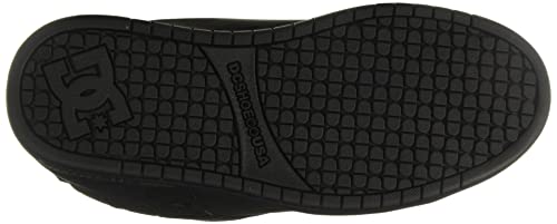 DC Men's Court Graffik Skate Shoe, Black/Black/Black, 10 D D US