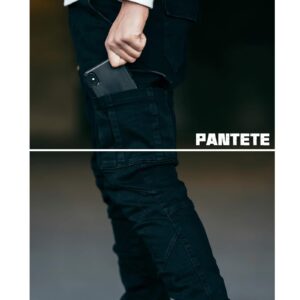 Pantete Mens Slim Fit Jeans 7 Pockets Stretch Skinny Denim Pencil Pants Nova Fashion