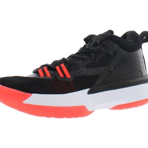 Nike Jordan Kids Zion 1 (GS) Basketball Shoe (6, Black/Bright Crimson/White, Numeric_6)