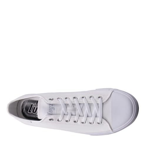 Lugz Men's Stagger Lo Fashion Sneaker, White, 10.5 M US