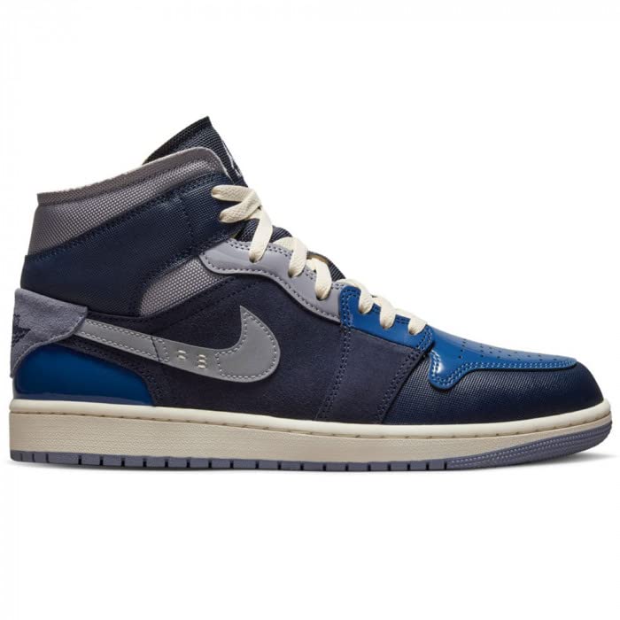 Jordan Mens Air Jordan 1 Mid SE Craft DR8868 400 Obsidian - Size 10