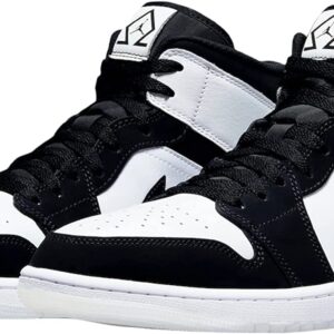 Nike Men's Air Jordan 1 Mid SE Shoes, White/Black-multi-color, 7.5